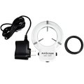 Amscope 144 LED Adjustable Compact Microscope Ring Light + Adapter LED-144S